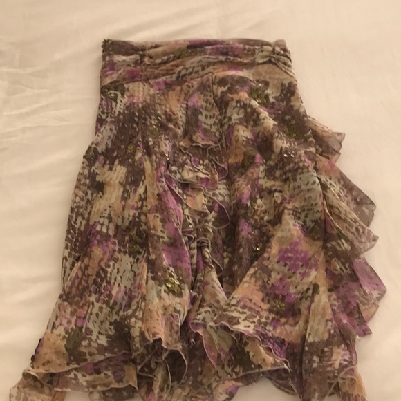 100% silk Beautiful DIANE Von FURSTE NBERG Skirt . - Picture 6 of 6